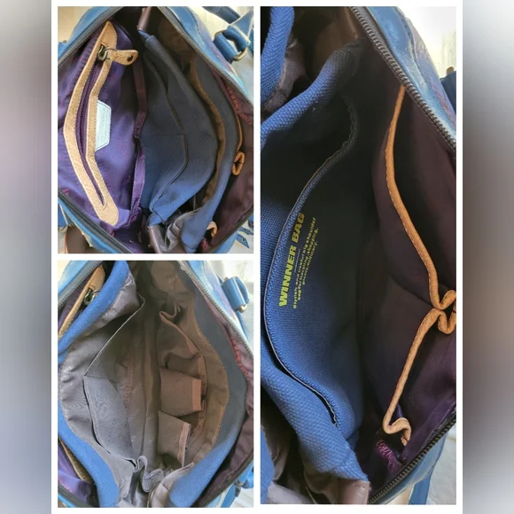 ✨️HP✨️Anuschka | Pretty Blue Multicolor Tropical Floral Convertible Satchel - Picture 14 of 16